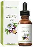 Maracuja Oil With Natural Vitamin C for Skin & Face, 1 oz. ~ Cold Pressed Concentrate, Pure & Unrefined With Anti Aging & Moisturizing Benefits by RejuveNaturals