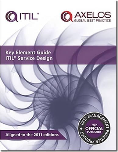Key Element Guide Itil Service Design Pack Of 10 Cabinet Office