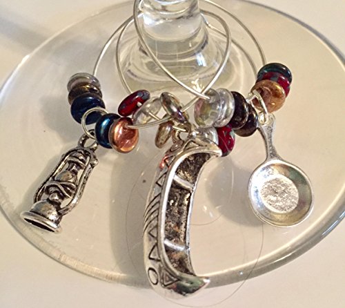 Glamping Camping Wine Glass Charms, RV Enthusiast, Hicking, Canoeing Kayaking, Road Trip Retirement Gift