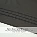 TASTELIFE 105 GSM Deep Pocket Bed Sheet Set Brushed Hypoallergenic Microfiber 1800 Bedding Sheets(Dark Grey,Queen)