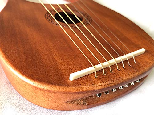 Luvay Lyre Harp - Orchestral Strings Instrument, with Tuning Wrench - Thumbnail 3