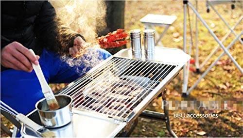 Zzooi Food Grade Disposable Pig Hair Barbecue Basting Brush Disposable Basting Brushes 2PCS
