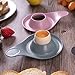 Egg Cups, Set of 4 Non Toxic & Safe Bamboo Egg Cups, Eco-Friendly Colorful Egg Holders - for Breakfast Brunch Soft Boiled Egg Holder Container，Gifts for Kitchen