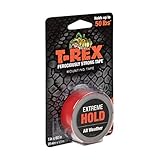 T-REX Extreme Hold Double Sided Mounting Tape, All Weather, Black, 1 Inch x 60 Inches, 1 Roll (285337)
