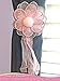 Flower Curtain Tiebacks Gray Grey Pink Hailey Nylon Flowers Pair Set Decorations Window Treatment Holdback Sheer Drapes Holder Drapery Tie Back Baby Nursery Bedroom Girl Room Kid Decor Home Bathroom