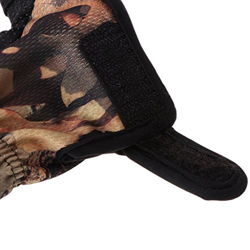 Lergo Angelhandschuhe mit 3 Fingerschlitzen, rutschfest, atmungsaktiv, Tarnmuster – Bild 6