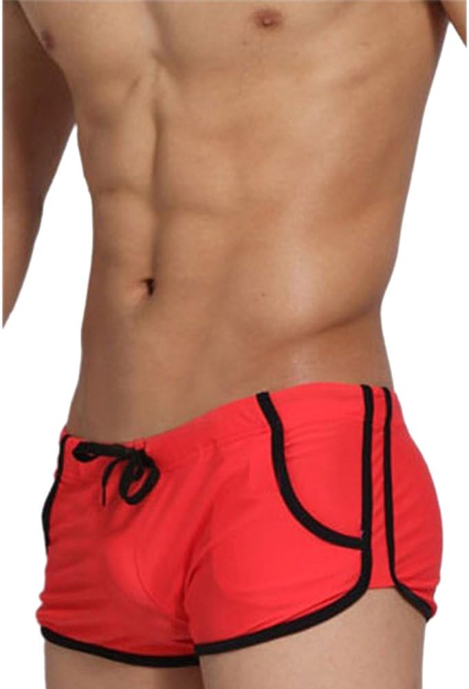 Zehui Men's Swimming Swim Trunks Briefs Underwear Swimwear Shorts