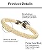 FIBO STEEL 15-16 Pcs Braided Leather Bracelets for Men Women Woven Cuff Bracelet Adjustable,FS