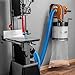 Dust Right 4” Dust Collection Hose - Compact & Space-Saving Shop Vac Hoses -Incredibly Stretch dust vacuum hose for far corners of your Workspace-Ideal Dust Collector Hose for all your Wood shop Needs