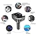 Bluetooth FM Transmitter,Lookie Car Safety Hammer Wireless Bluetooth Music Player with Car Charger Radio Adapter Supporting Hands Free Calling│Voice Navigation│Input TF Card Slot