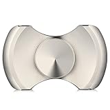 ILoveFidget Hand Spinner, up to 7 minutes spin time, fine solid Stainless Steel Fidget Spinner with premium finish, R188 bearing for smooth fast silent spinning. Stress Relief EDC toy