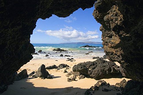 Imagekind Wall Art Print entitled Hawaii, Maui, Makena, View From Secret Beach Of Ka by Design Pics 