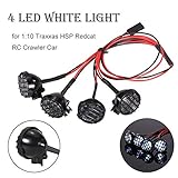 Jonerytime4 LED White Light with Lampshade for 1/10