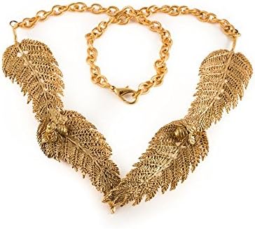 Cecchi - Fern and bee necklace