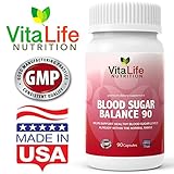 Blood Sugar Support Supplement - Advanced Formula with Alpha Lipoic Acid, Chromium, Gymnema, Bitter Melon & More - Helps Support Healthy Blood Glucose Levels Naturally