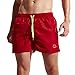 Men's Shorts Swim Trunks Quick Dry Beach Shorts with Pockets for Surfing Running Swimming Watershort