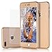 iPhone 7 Plus case, VPR 2 in 1 Ultra Thin Full Body Protection Hard Premium Luxury Cover [Slim Fit] Shock Absorption Skid-Proof PC case for Apple iPhone7 Plus (5.7inch) (Gold)