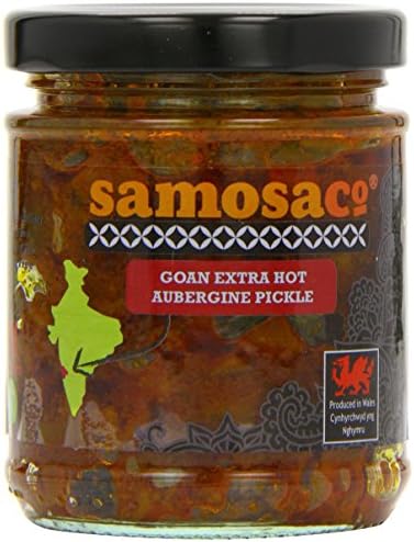 Samosaco Goan Hot Auber Pickle 180 g (Pack of 6)