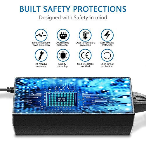 image for LEDMO 12V 5A 60W AC DC Power Supply Adapter [UL Listed] Power Adapter 