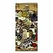 Advantus Corporation Tim Holtz TH92898 Idea-Ology Crowded Attic Salvage Stickers, Multicolored