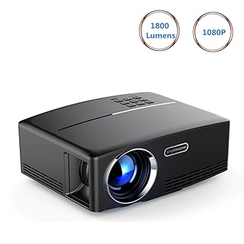 Proyectores Proyector 1800Ansi Lumen Full HD 1920 x 1080P LED LCD ...