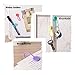 Cable Management, Eridge Multi-purpose Earbuds Cord Organizer USB Cable Winder Wrap Manager Earphone Holder Colorful Soft Silicone Wire Holder (8-Pack, Magnet-adsorption, Bookmark/Key-chain Function)
