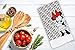 Disney 100% Cotton Kitchen Towels, 2pk, Perfect for Drying Dishes & Hands, Absorbent, Light Weight, and Adorable- Machine Washable- 16” x 26”- Minnie Mouse