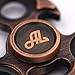 Fidget Spinner Metal, Alquar Eagle Eye Antique Pure Copper Tri Hand Spinner, Customized Professional Spinner Bearing Quiet Smooth Spin, Luxury Metal GiftBox Set
