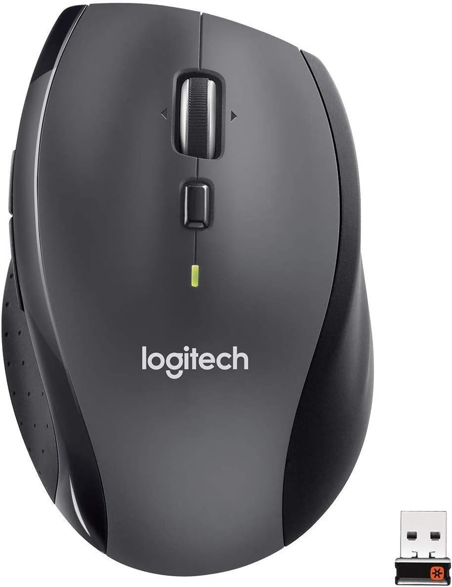 Logitech M705 Wireless Mouse for Windows Mac, Chrome for Laptop and Computer - Black (Renewed)