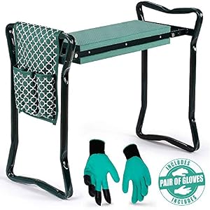 Garden-Kneeler-And-Seat-Protects-Your-Knees-Clothes-From-Dirt-Grass-Stains-Foldable-Stool-For-Ease-Of-Storage-EVA-Foam-Pad-Sturdy-and-Lightweight-Bench-Comes-With-A-Free-Tool-Pouch