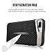 iPhone 8 Plus, iPhone 7 Plus Compatible Case, Microseven [Carbon Fiber Finish] [Light Thin Cover] [Non Slip] [Bulit-in Metal Plate Works with a Magnet Mount ] Case for iPhone 8 Plus,7 Plus