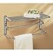 Gatco 1541 Double Towel Rack with Chrome Finish