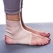 BraceAbility Elastic Ankle Brace | Foot Support Sleeve for Gymnastics, Dance, Ballet, Cheerleading, Tumbling, Yoga, Pilates, Exercise and Sports (Small)