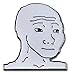 Wojak Lapel Pin by MemeWerks - Feels guy - Internet Meme Lapel Pin