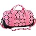 Wildkin Kids Overnighter Duffel Bag for Boys and Girls, Carry-On Size and Perfect for After-School Practice or Weekend Overnight Travel, Measures 18 x 9 x 9 Inches, BPA-Free (Big Dot Pink)