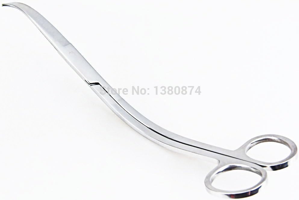 Professional Stainless Steel Polish Aquarium Plant Wave Scissors Shear Pet Products Fish Aquatic Supplies Pruning
