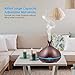 URPOWER 400ml Essential Oil Diffuser Wood Grain Diffuser with Auto Shut-Off, Aromatherapy Oil Diffuser Humidifier and 4 Timer Settings Humidifiers Diffusers for Essential Oils for Bedroom Office