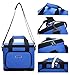MIER 16 Can Large Insulated Lunch Bag for Women and Men, Soft Leakproof Liner, Navy Blue