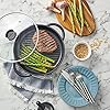 Jean-Patrique-The-Whatever-Pan-Cast-Aluminium-Griddle-Pan-with-Glass-Lid-106-Diameter-Induction-Compatible-Non-Stick Jean-Patrique The Whatever Pan Cast Aluminum Griddle Pan for Stove Top - Lighter Than Cast Iron Skillet Pancake Griddle…
