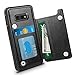 HianDier Wallet Case for Galaxy S10E Slim Protective Case with Credit Card Slot Holder for Men Flip Folio Soft PU Leather Magnetic Closure Cover Case for Samsung Galaxy S10E 5.8 Inches, Black