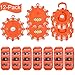 Yandu LED Road Flares (6 Pack) Emergency Beacon Safety Flare Flashing Warning Light for Car Truck Boat with Hook and Magnetic Base (Set of 12)