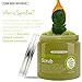 Spirulina Exfoliating Body Scrub, 100% Natural with Organic Hawaiian Spirulina Powder, Blue Green Algae Superfood Antioxidant Scrub for Face & Body - by Pure Body Naturals, 12 Ounce