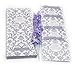Elodie Essentials English Lavender Scented Sachets, Set of 4 Large Gift Boxed Sachets for Drawers and Closets, Royal Damask (English Lavender)