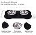 MiNiPet Dog Bowl Stainless Steel Removable Pet Bowls Water Food Feeder With Non Spill and Skid Resistant Silicone Mat Set of 2 Puppy Cats Travel Bowl