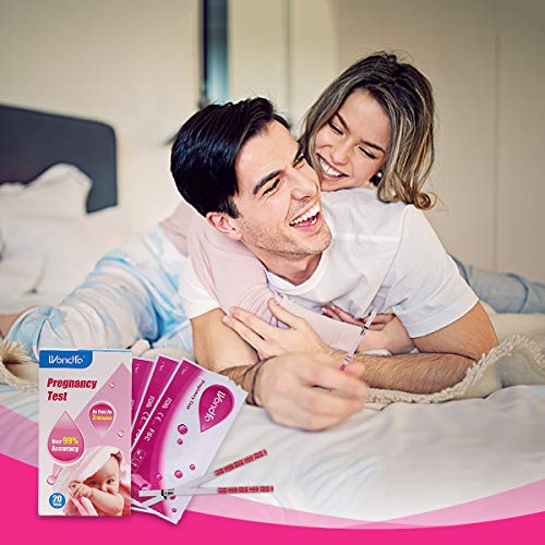 Wondfo Pregnancy Test 20 Pregnancy Tests Early Pregnancy Test Kit Home Detection One Step HCG Urine Test Strips Over 99% Accurate - Thumbnail 4