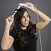 INFINITIPRO BY CONAIR Perfect Angle Curling Wand; 1 1/4-inch to 1-inch Curling Wand; Adjustable Barrel Locks Into 3 Positions