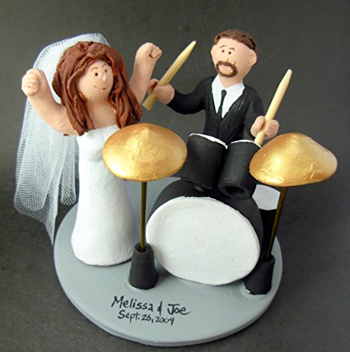 Drummers-Wedding-Cake-Topper--Made-to-Order