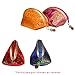 Silky Embroidered Brocade Oriental Fan Zipper Jewelry Coin Pouch Wallet (Set of 10)