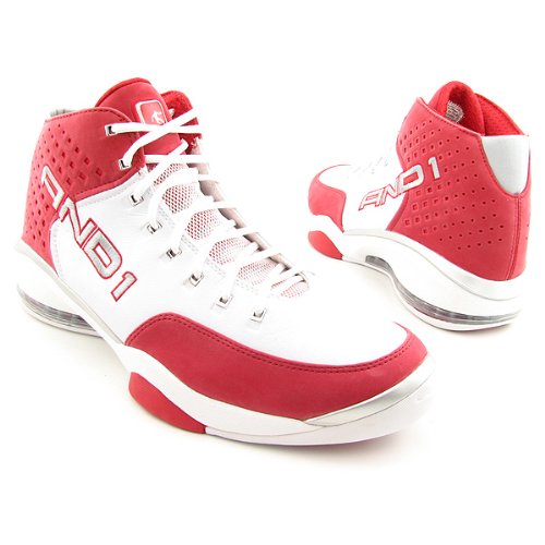 AND1 AND1 Jumpstart Mid White Basketball Shoes Mens 12.5