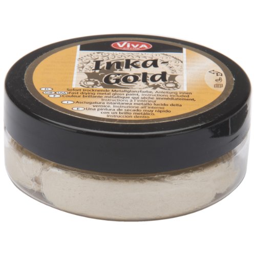 Viva Decor 1.76-Ounce Inka Gold Elegant Metal Finish with Beeswax, Old Silver